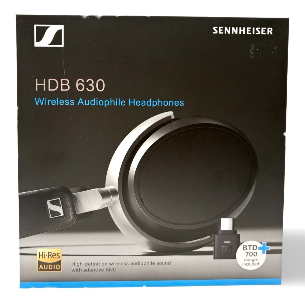 Sennheiser HDB 630 Wireless Audiophile Headphones ANC BTD 700 Dongle Sealed New